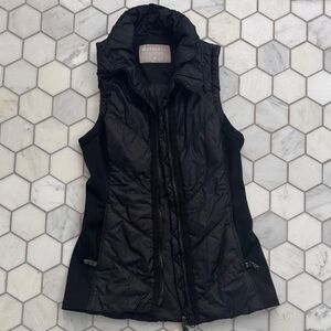 Athleta Women's Black Quilted Vest